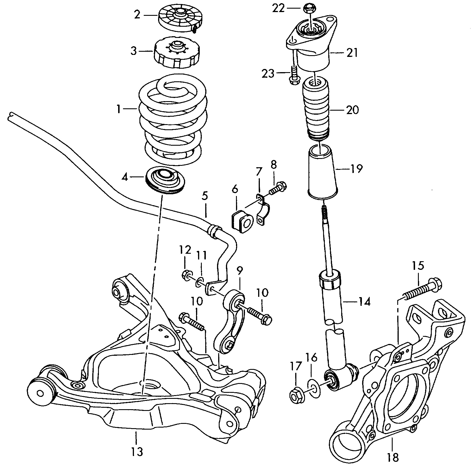 VAG 4F0512131 - Ударен тампон, окачване (ресьори) www.parts5.com