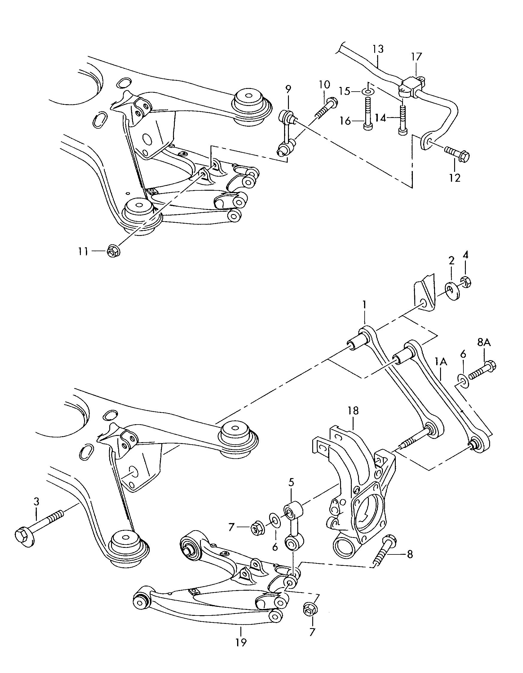 VAG N 102 723 02 - Montagesatz, Lenker www.parts5.com