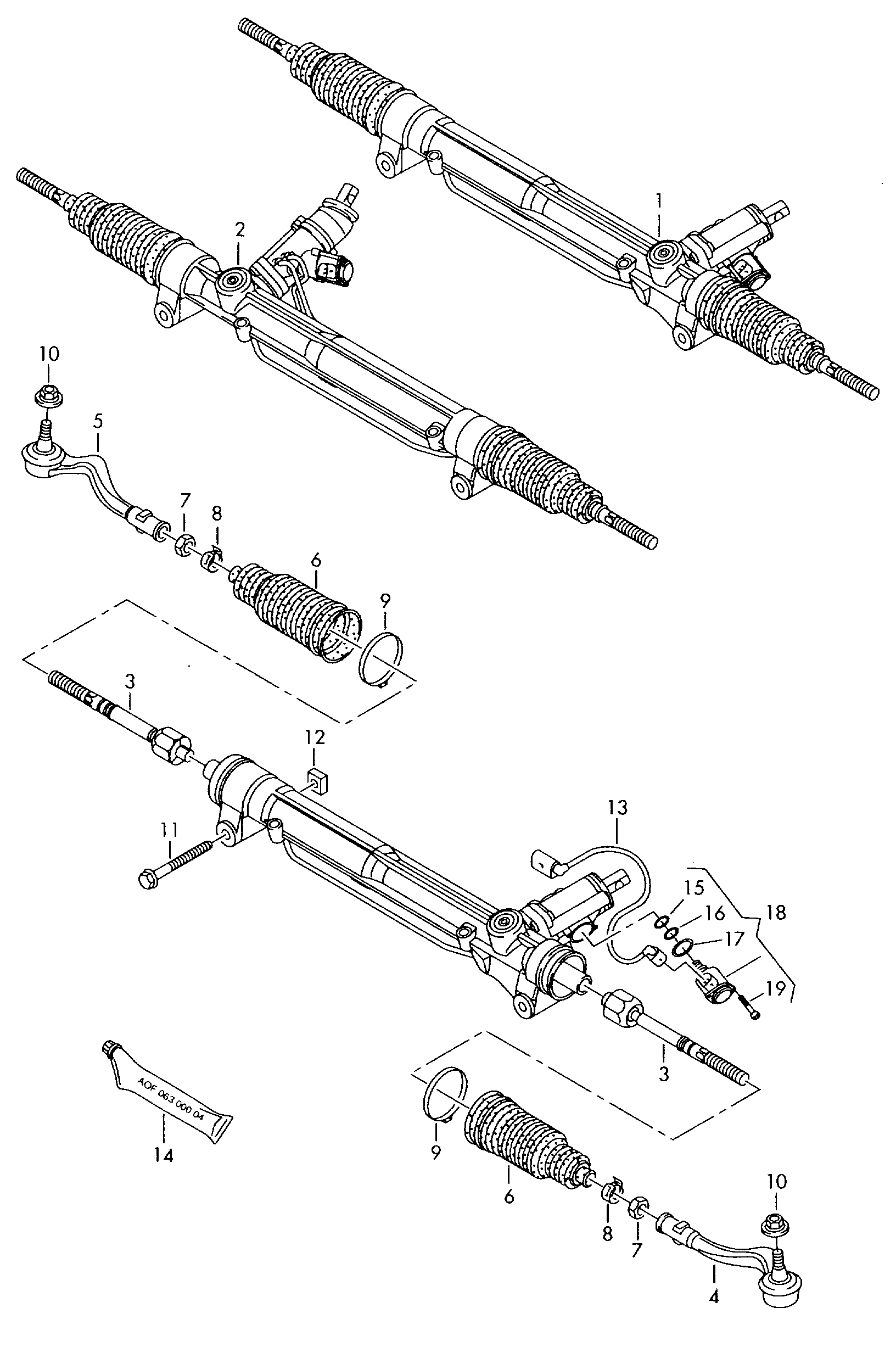 Seat WHT 000 785 - Tie Rod End parts5.com