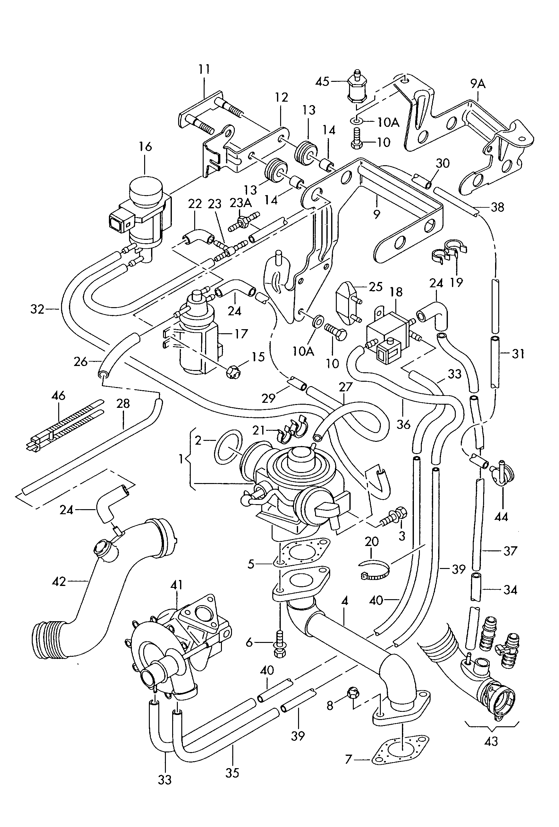 AUDI N  90521601 - Uszczelnienie, zawór AGR www.parts5.com