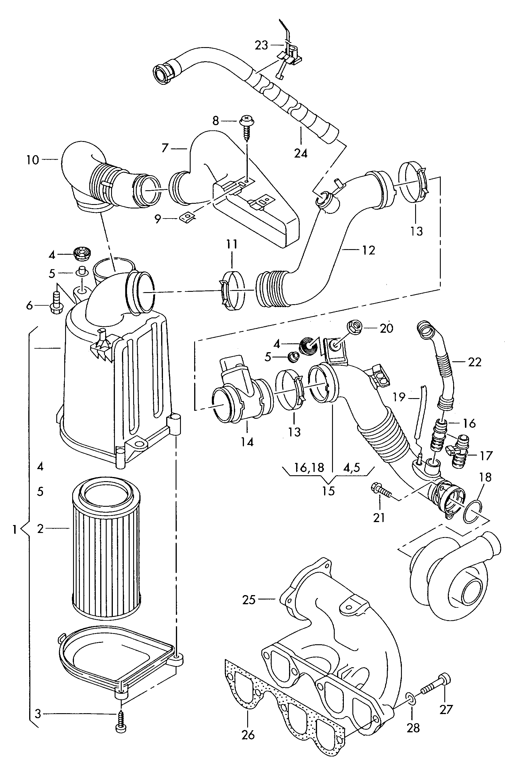 VAG 8Z0 129 607C - Въздушен филтър www.parts5.com