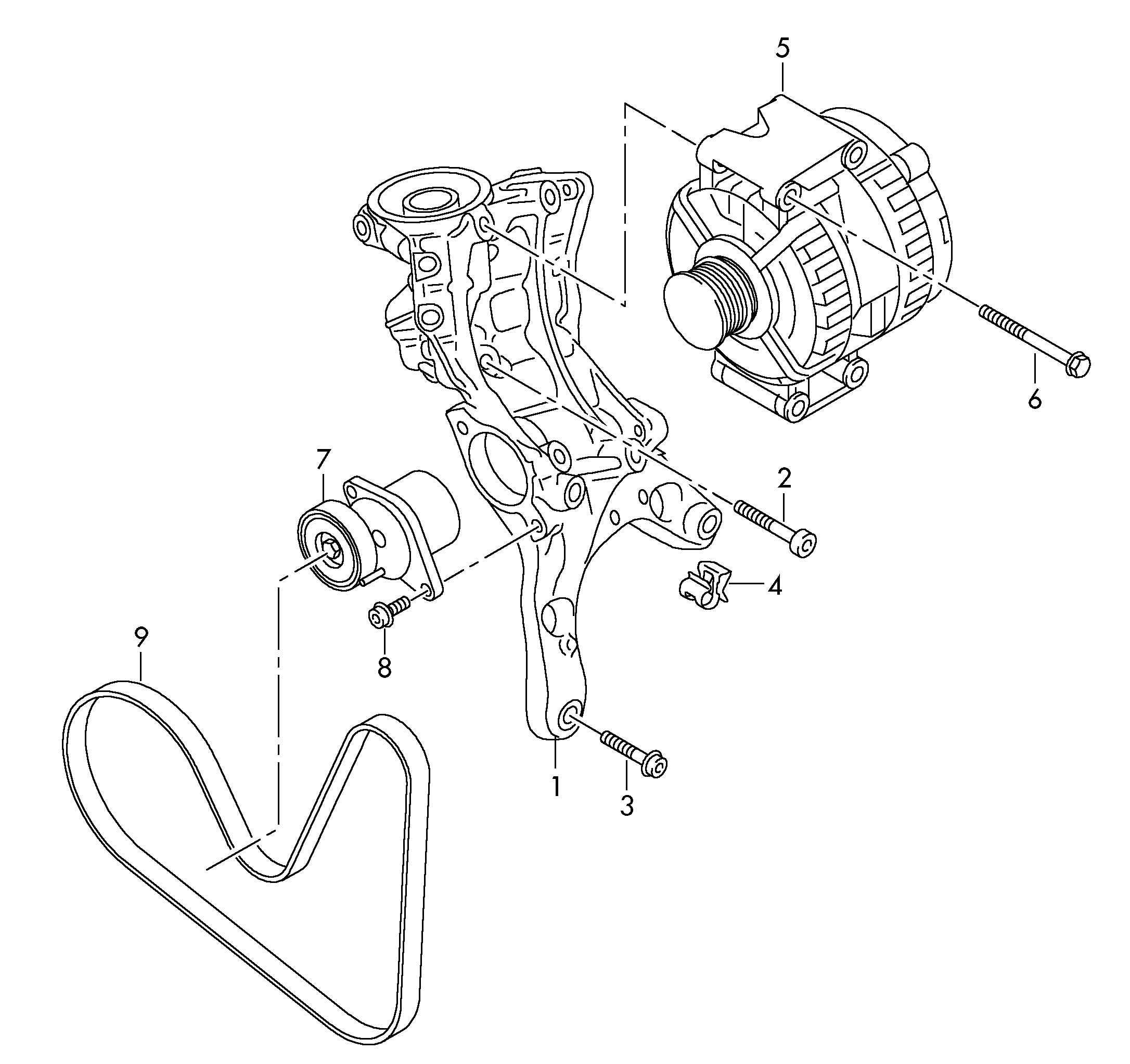 Skoda 06L 903 133 D - Napínák, žebrovaný klínový řemen www.parts5.com