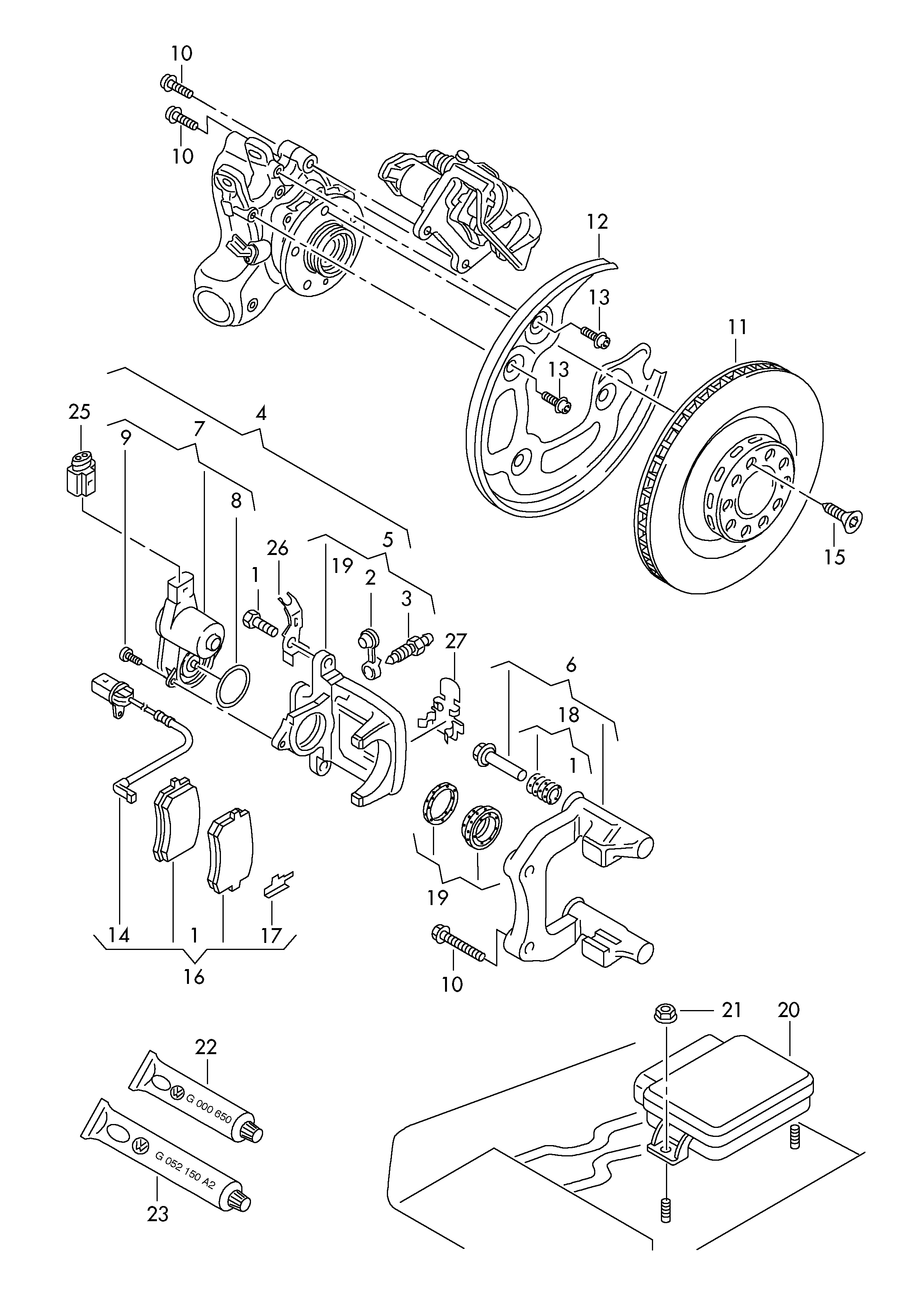 VAG 4G0 615 403 A - Brake Caliper parts5.com