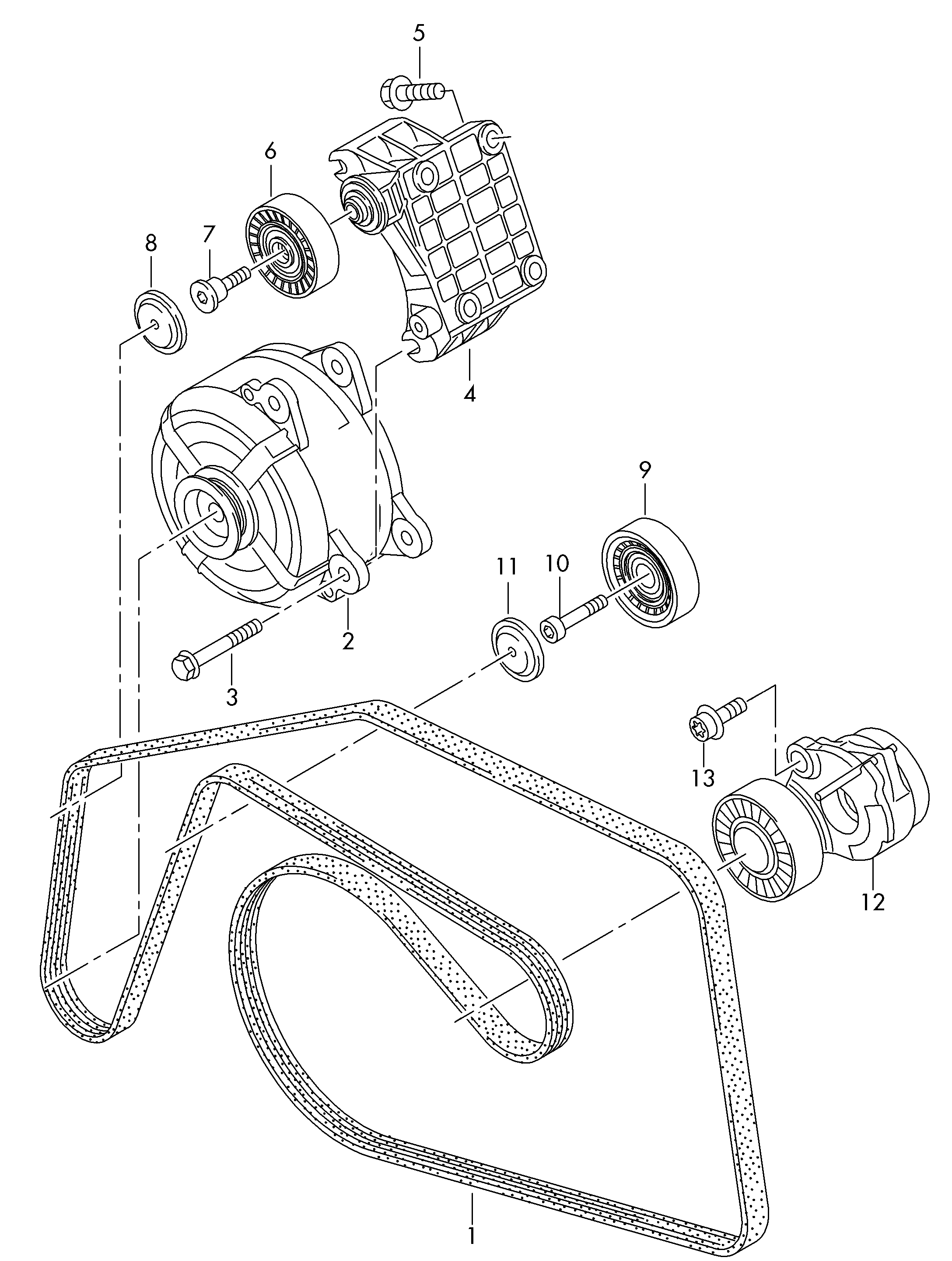 VW 059903137AG - Ιμάντας poly-V www.parts5.com