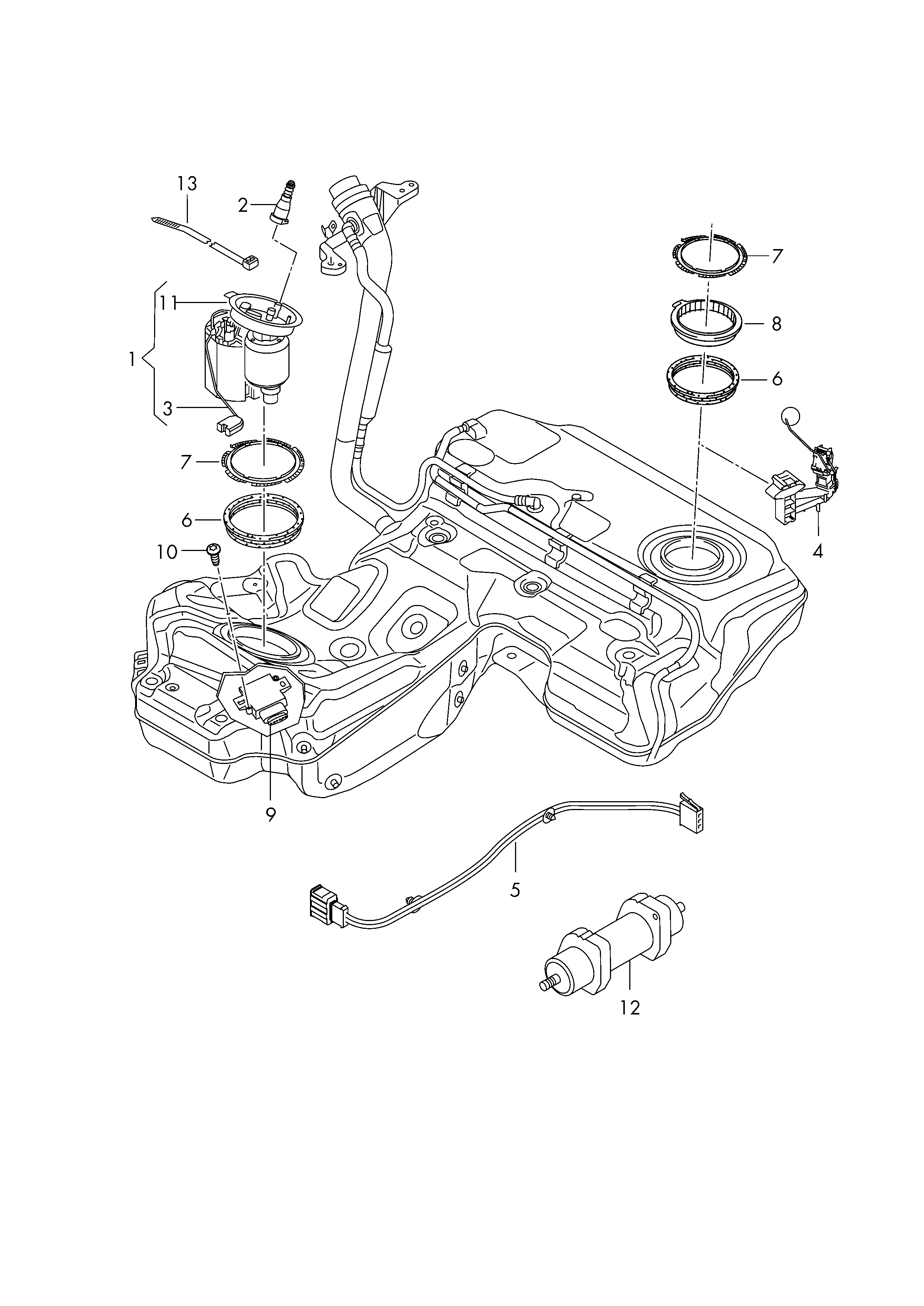 AUDI 4G0906093F - Εγκέφαλος, αντλία καυσίμων www.parts5.com