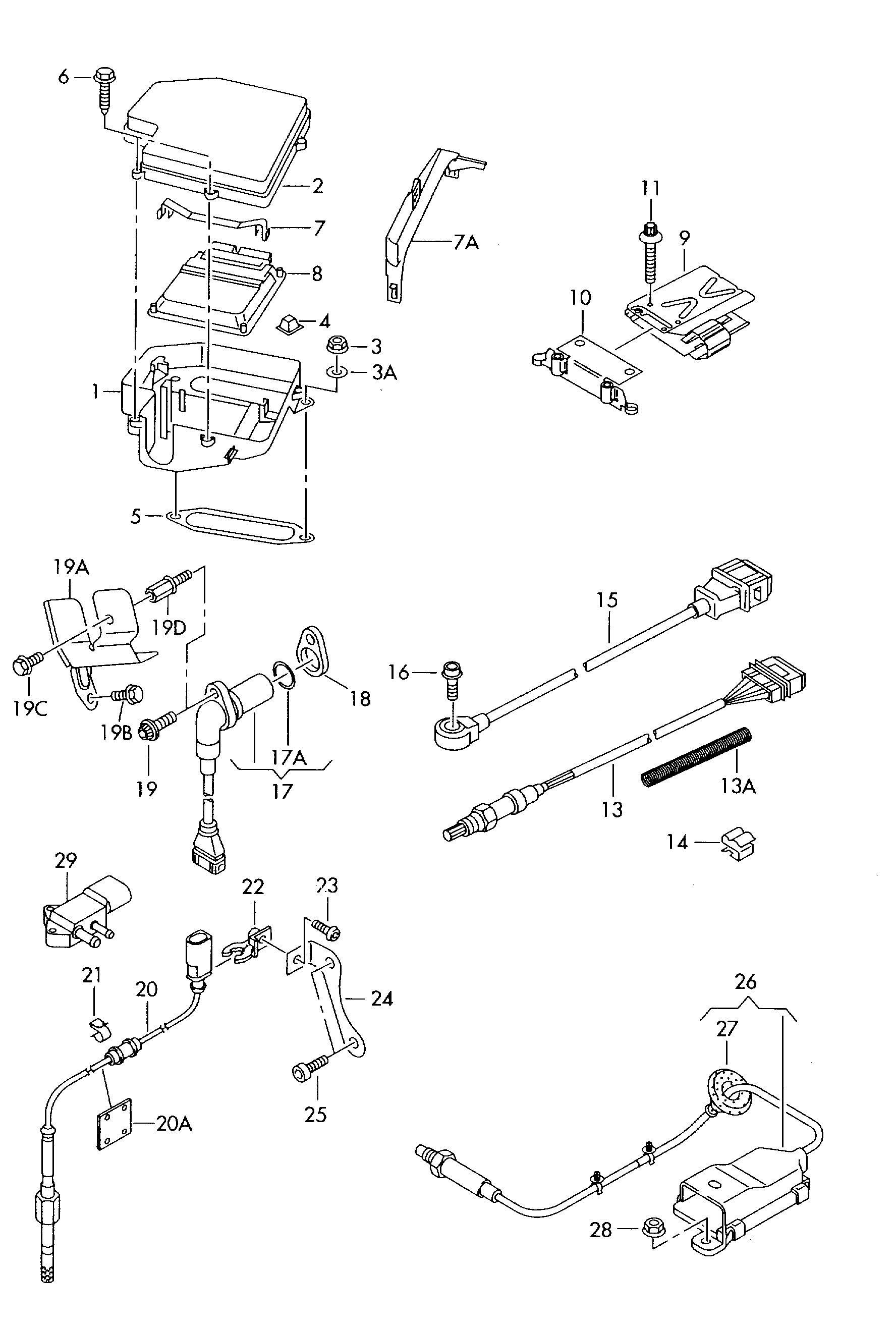 Skoda 038907319E - Sensor, crankshaft pulse www.parts5.com