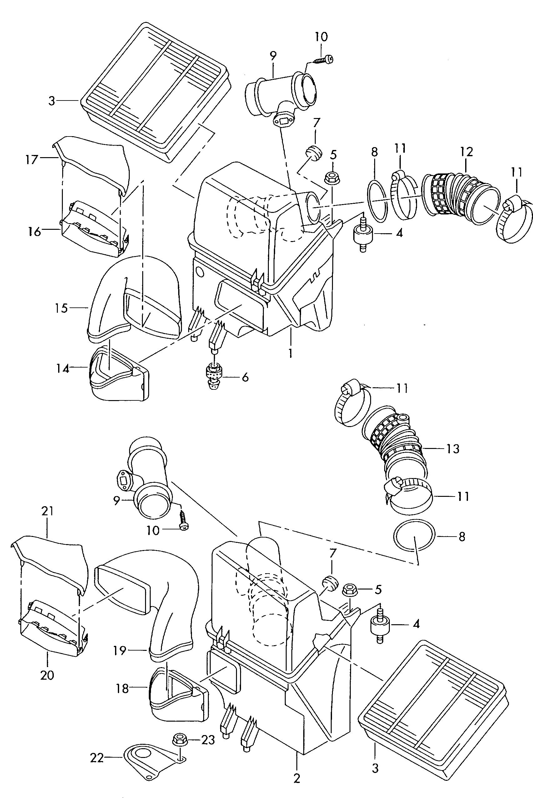 AUDI 07C 906 461 - Air Mass Sensor www.parts5.com