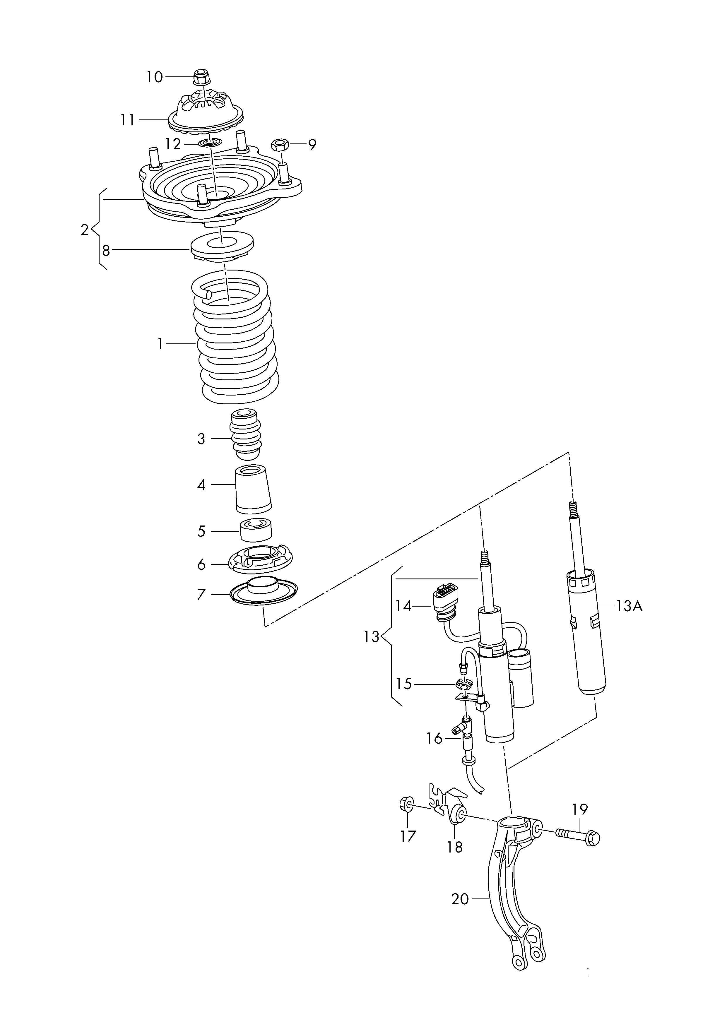 AUDI 4G0 412 131 - Vaimennuskumi, jousitus www.parts5.com