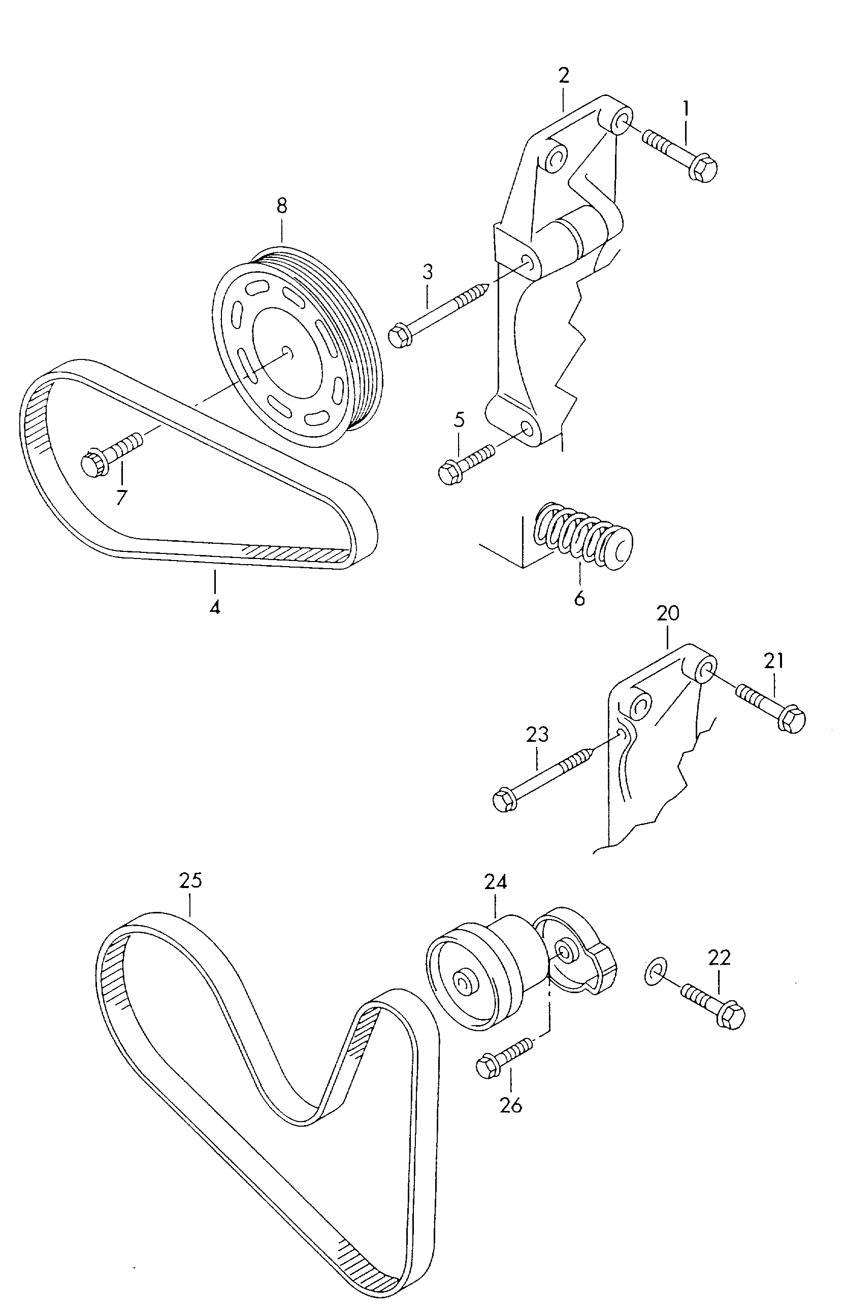 VW 036 145 933 F - Пистов ремък www.parts5.com