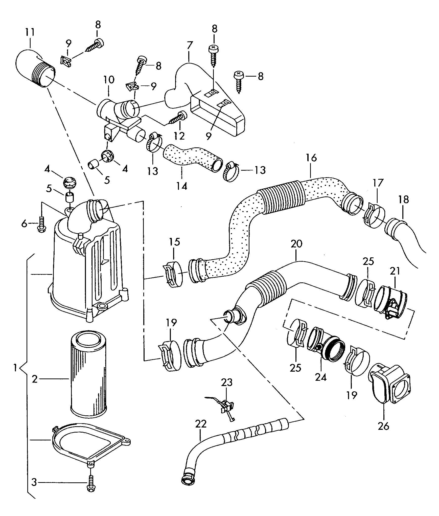 VAG 8Z0 129 620 - Въздушен филтър www.parts5.com