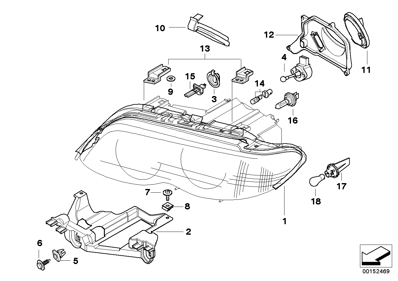 BMW 63217164759 - Ampoule, feu (arrière) de brouillard www.parts5.com