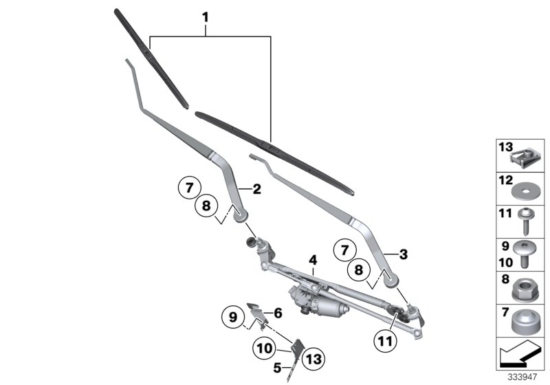 BMW 61 61 0 039 697 - Wiper Blade www.parts5.com