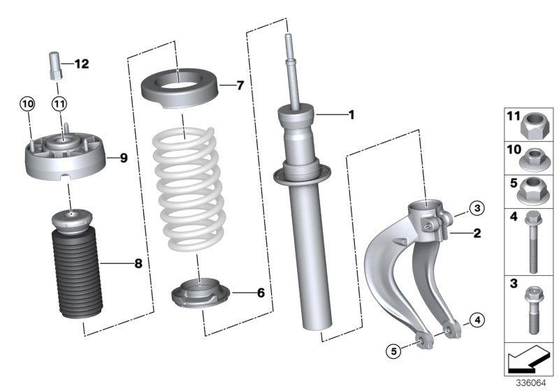 BMW 31306851879 - Top Strut Mounting www.parts5.com