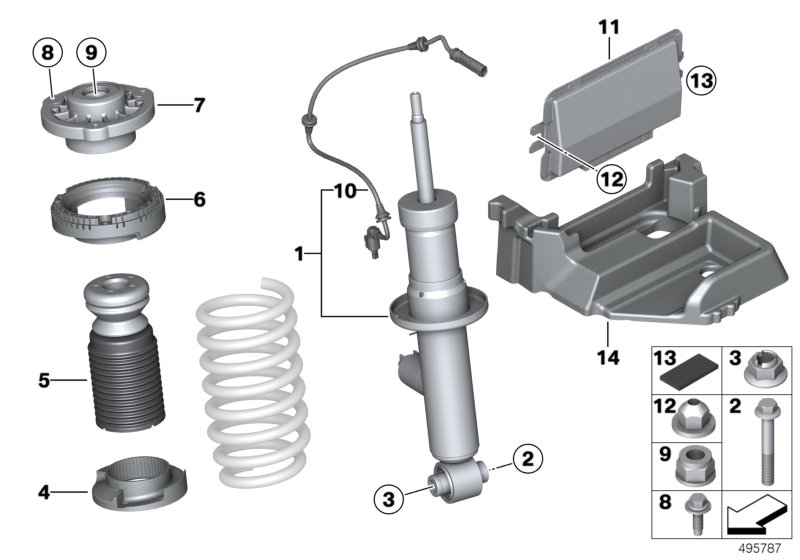 BMW 07147269885 - Hook and loop fastener parts5.com