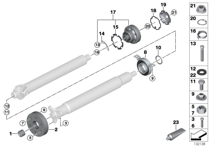 Mini 26 11 7 526 806 - Rulment cardan www.parts5.com