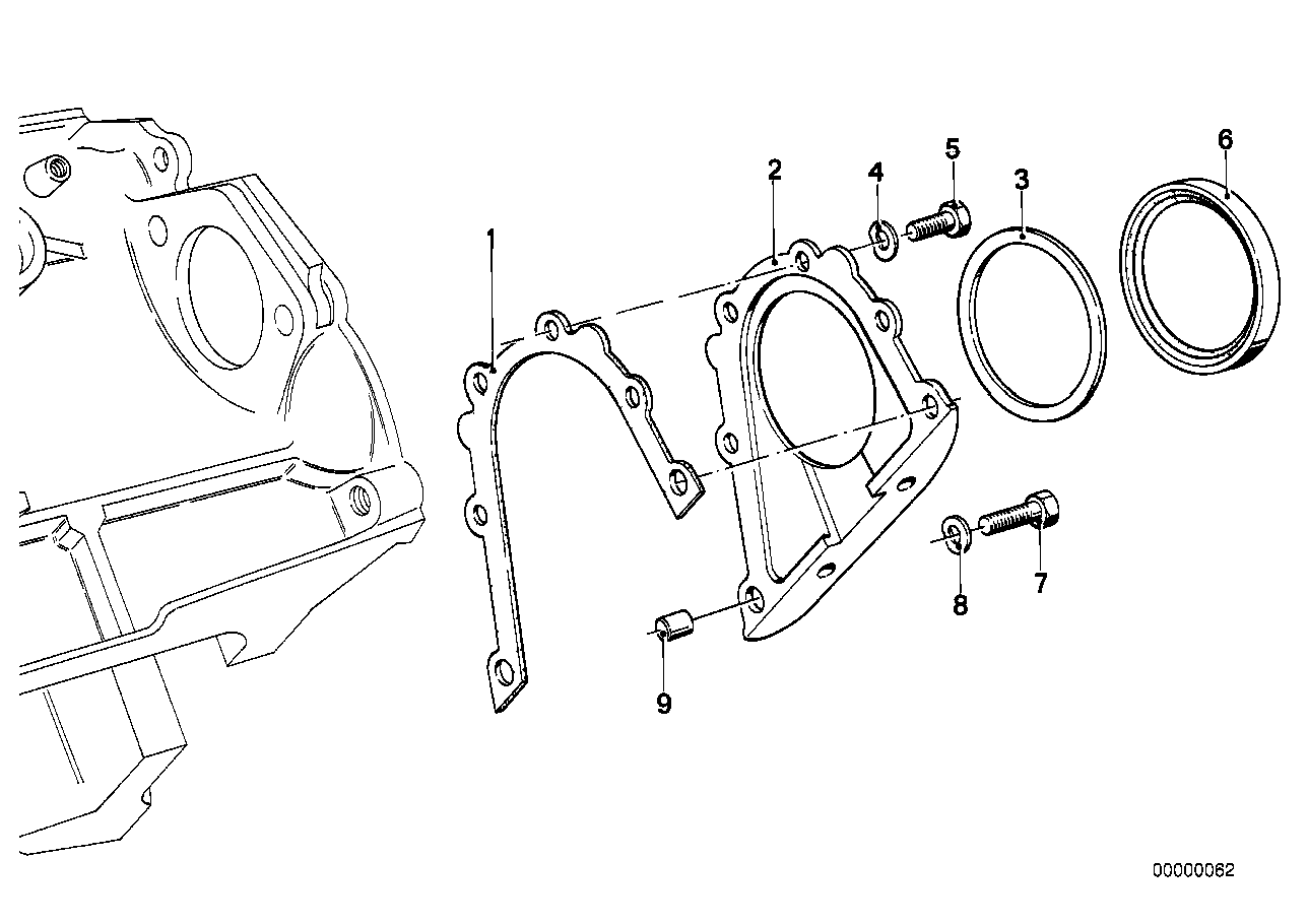 BMW 11 14 1 432 240 - Těsnění, víko (kliková skříň) www.parts5.com