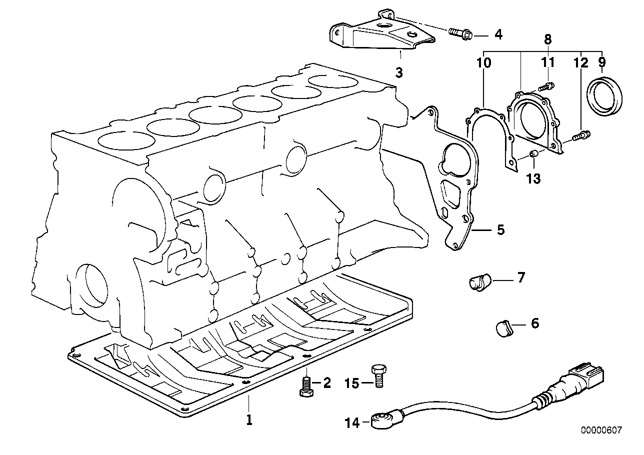 BMW 11 14 2 245 364 - Tömítőgyűrű, főtengely www.parts5.com