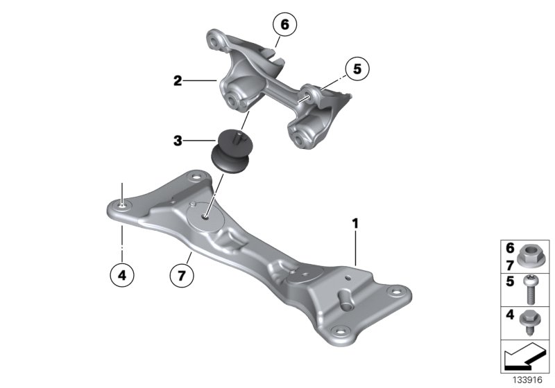 BMW 22 31 6 799 411 - Suspensión, caja de cambios www.parts5.com