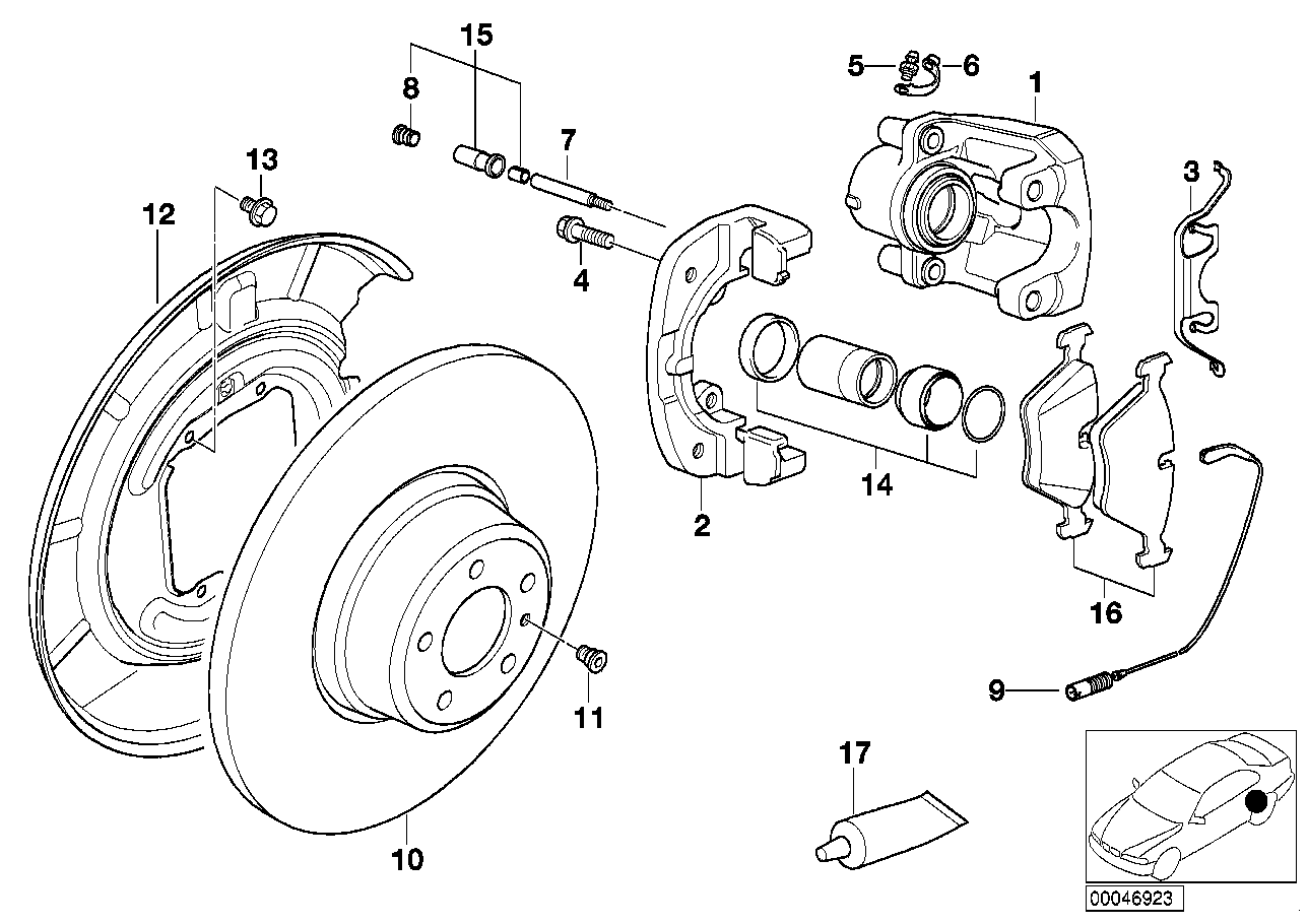 BMW 34216761250 - Set placute frana,frana disc www.parts5.com