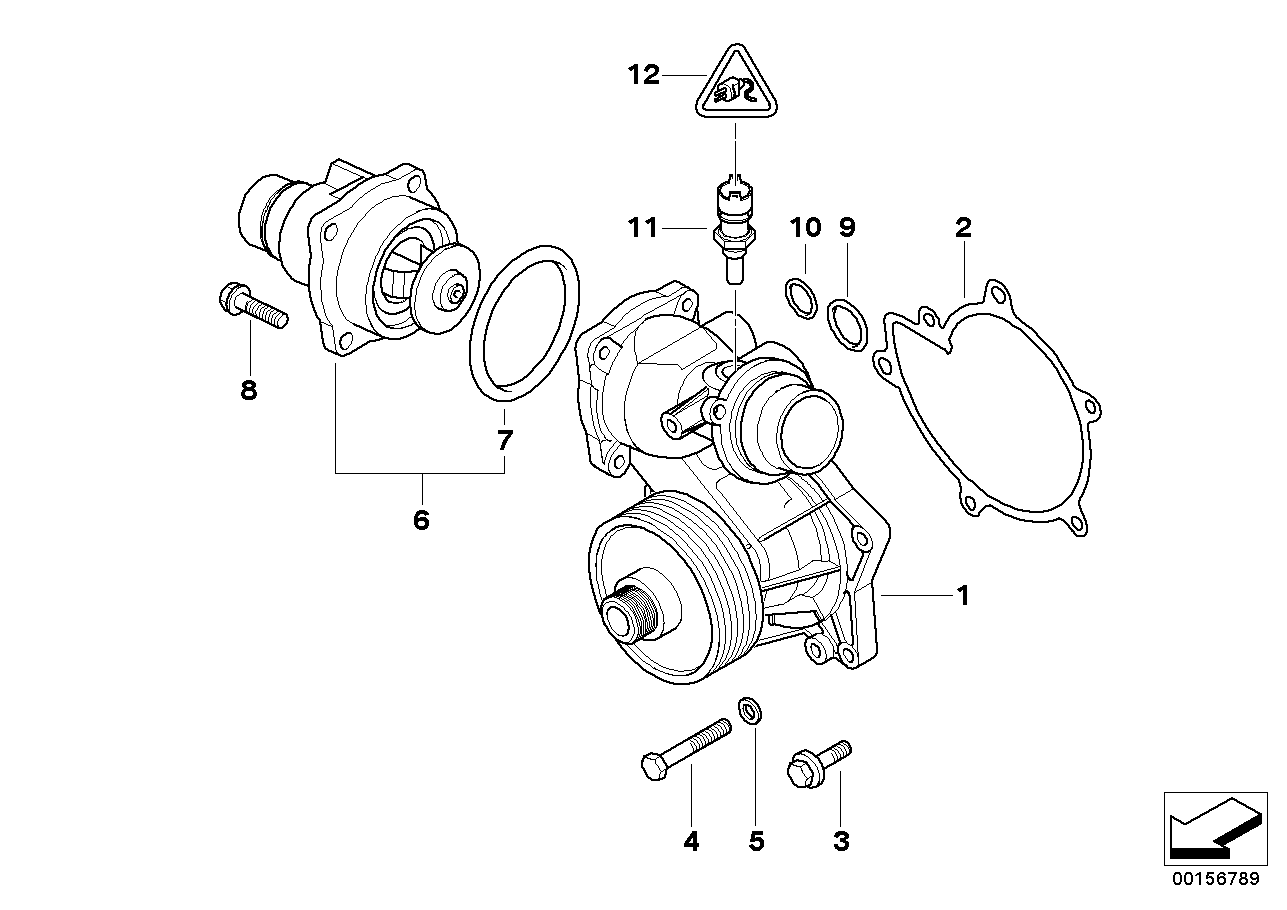 BMW 13621703993 - Czujnik, temperatura płynu chłodzącego www.parts5.com