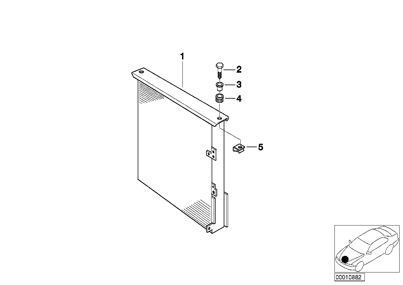 BMW 64538398181 - Kondenzátor klimatizácie www.parts5.com