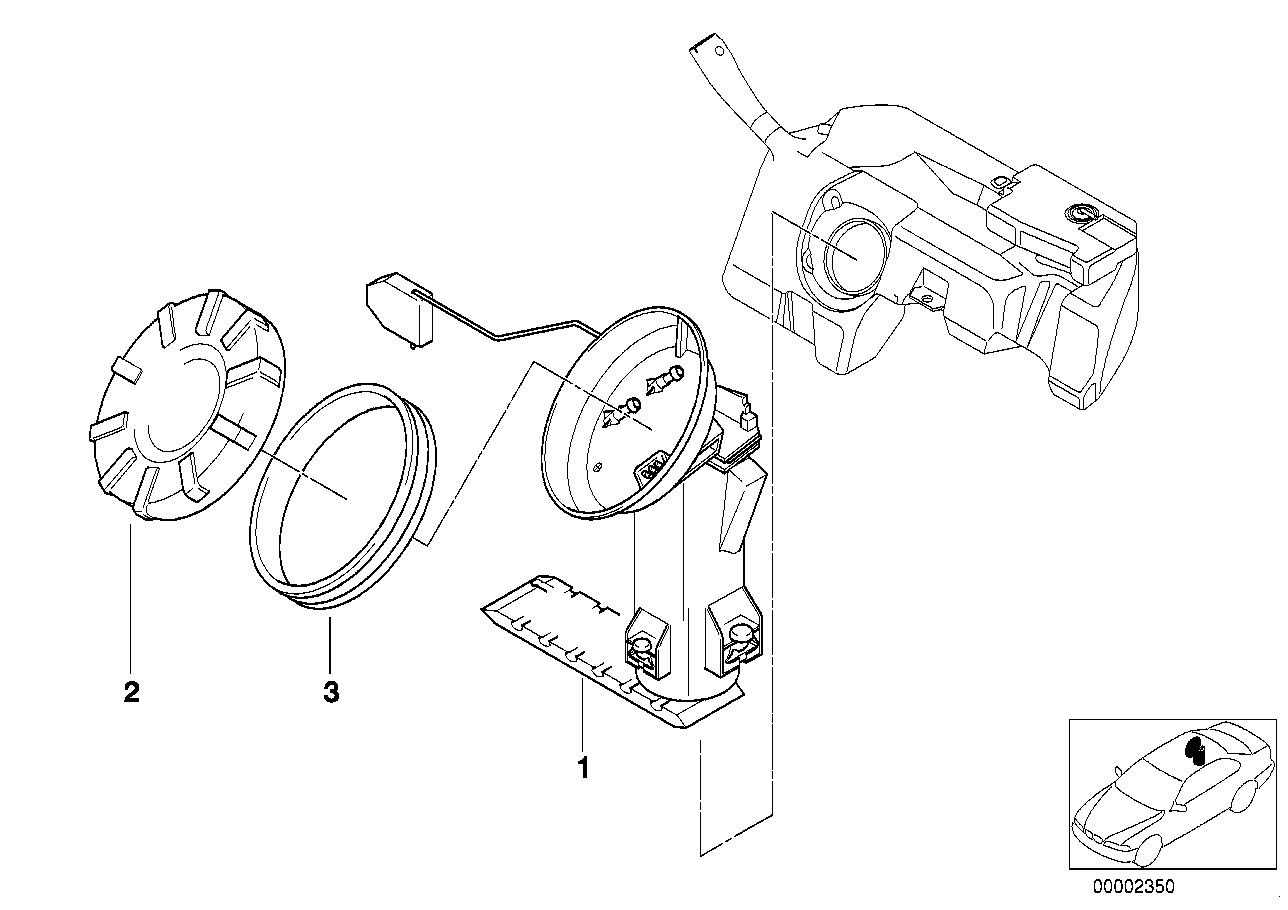 BMW 16 14 6 756 323 - Fuel Pump www.parts5.com