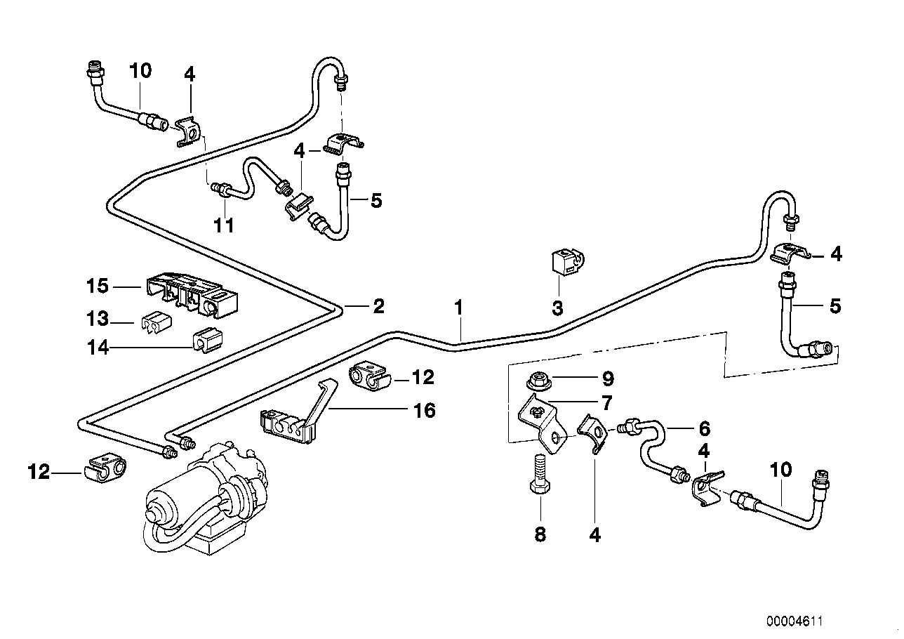 BMW 34321163759 - Brake Hose www.parts5.com