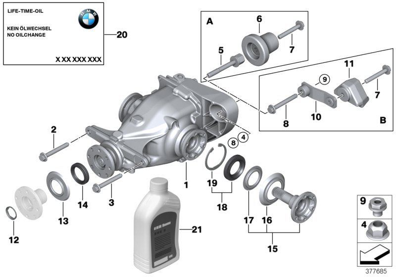 BMW 33107566226 - Differential Gear www.parts5.com