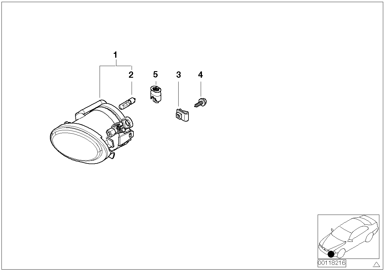 BMW 63 21 7 160 786 - Ampoule, éclairage de virage www.parts5.com