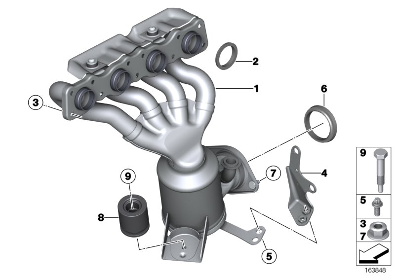 BMW 18407563671 - Catalytic Converter www.parts5.com