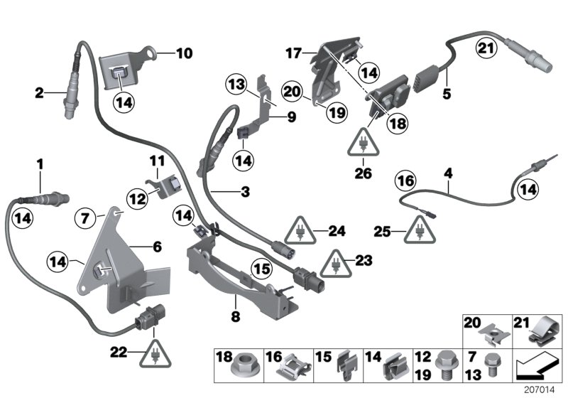 BMW 11 78 7 539 123 - Lambda Sensor parts5.com