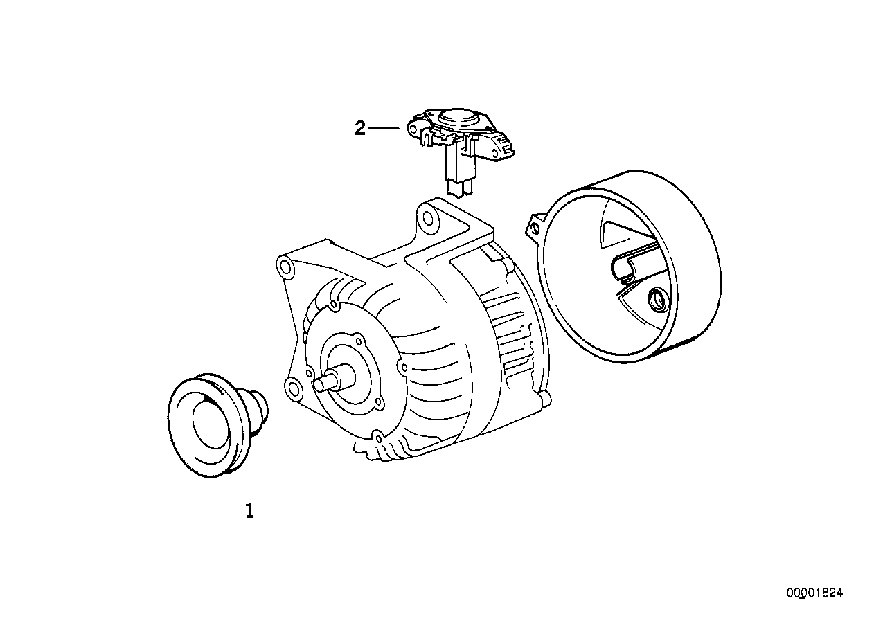 BMW 12 31 1 739 365 - Regulator napięcia www.parts5.com