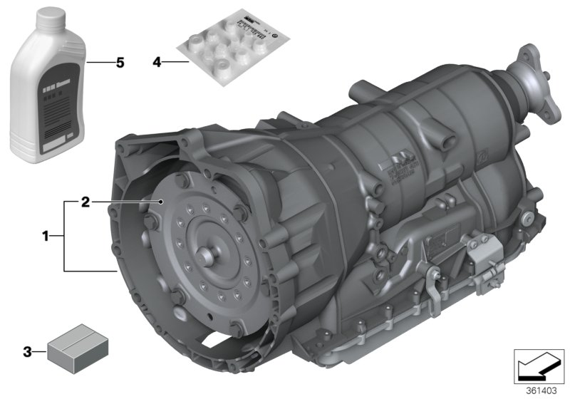 BMW 24 00 7 592 501 - Automatic Transmission www.parts5.com