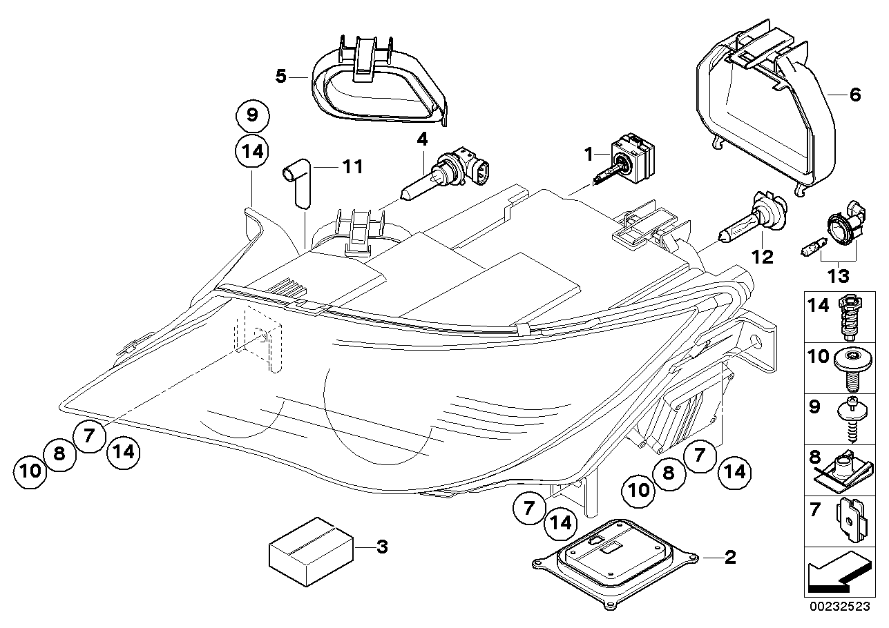 BMW 63217160782 - Hehkulankapolttimo, sumuvalo www.parts5.com