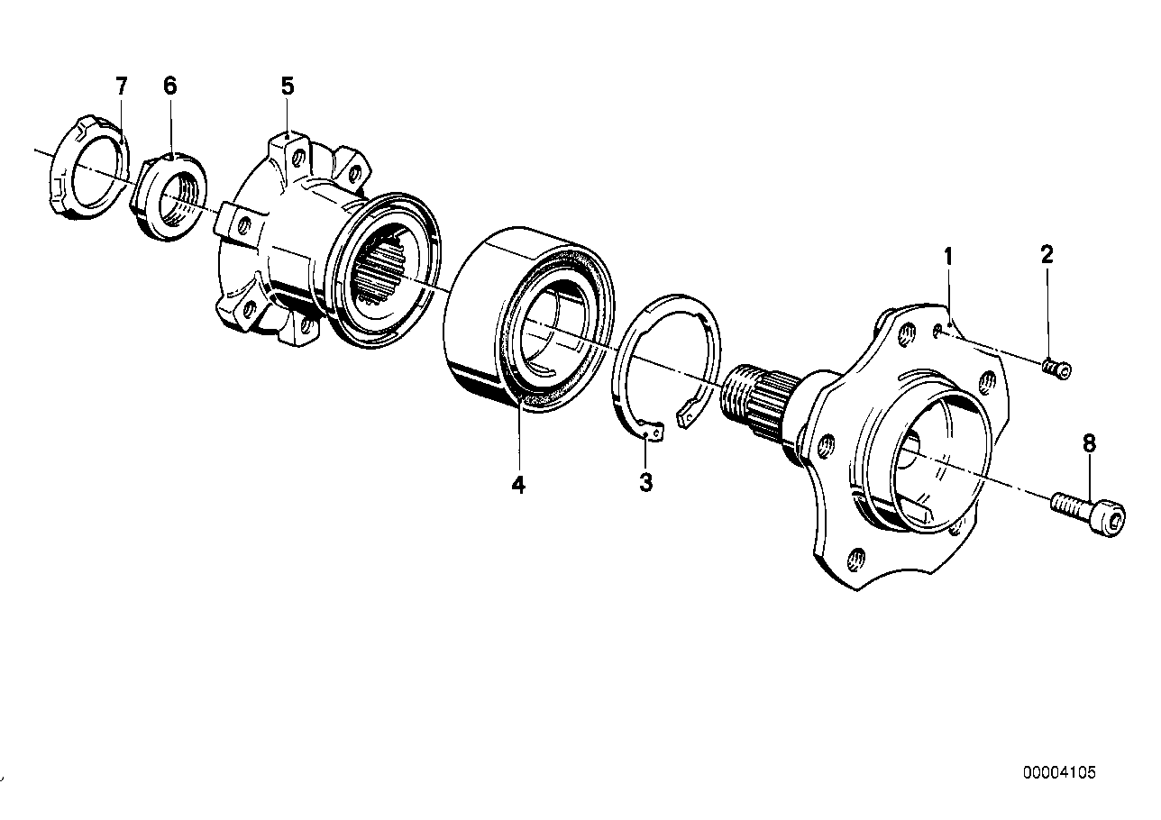 BMW 07119934749 - Set rulment roata www.parts5.com