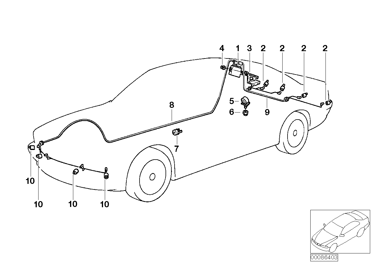 BMW 6620 7 901 542 - Αισθητήρας, βοήθεια παρκαρίσματος www.parts5.com