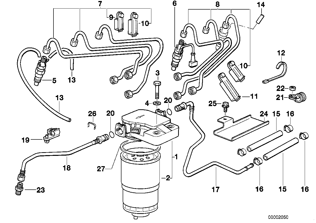 BMW 13 32 2 243 653 - Filtru combustibil www.parts5.com