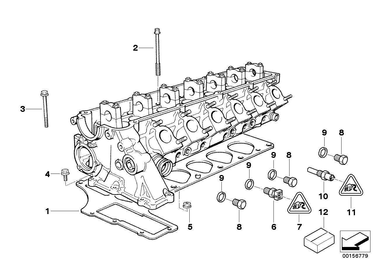 BMW 11 12 2 245 427 - Tesnilo, glava valja (motorja) www.parts5.com