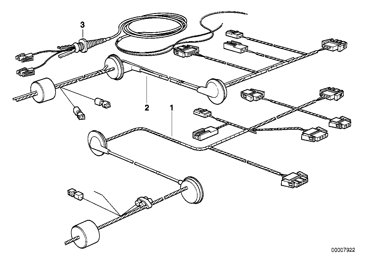 BMW 61 12 8 355 153 - Repair wiring for trunk lid: 1  pcs. www.parts5.com