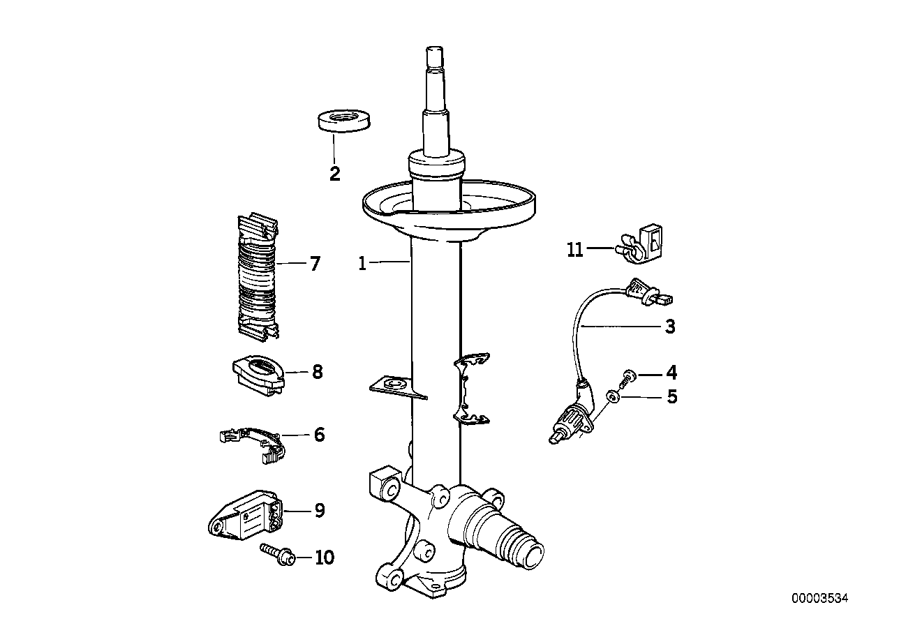 BMW 31311138551 - Shock Absorber www.parts5.com