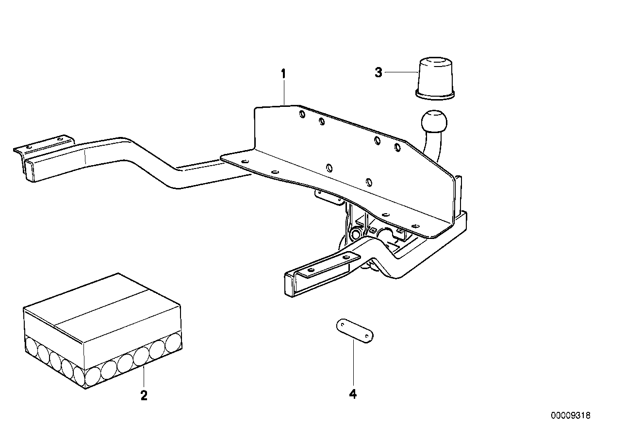 BMW 71601137242 - Trailer Hitch www.parts5.com