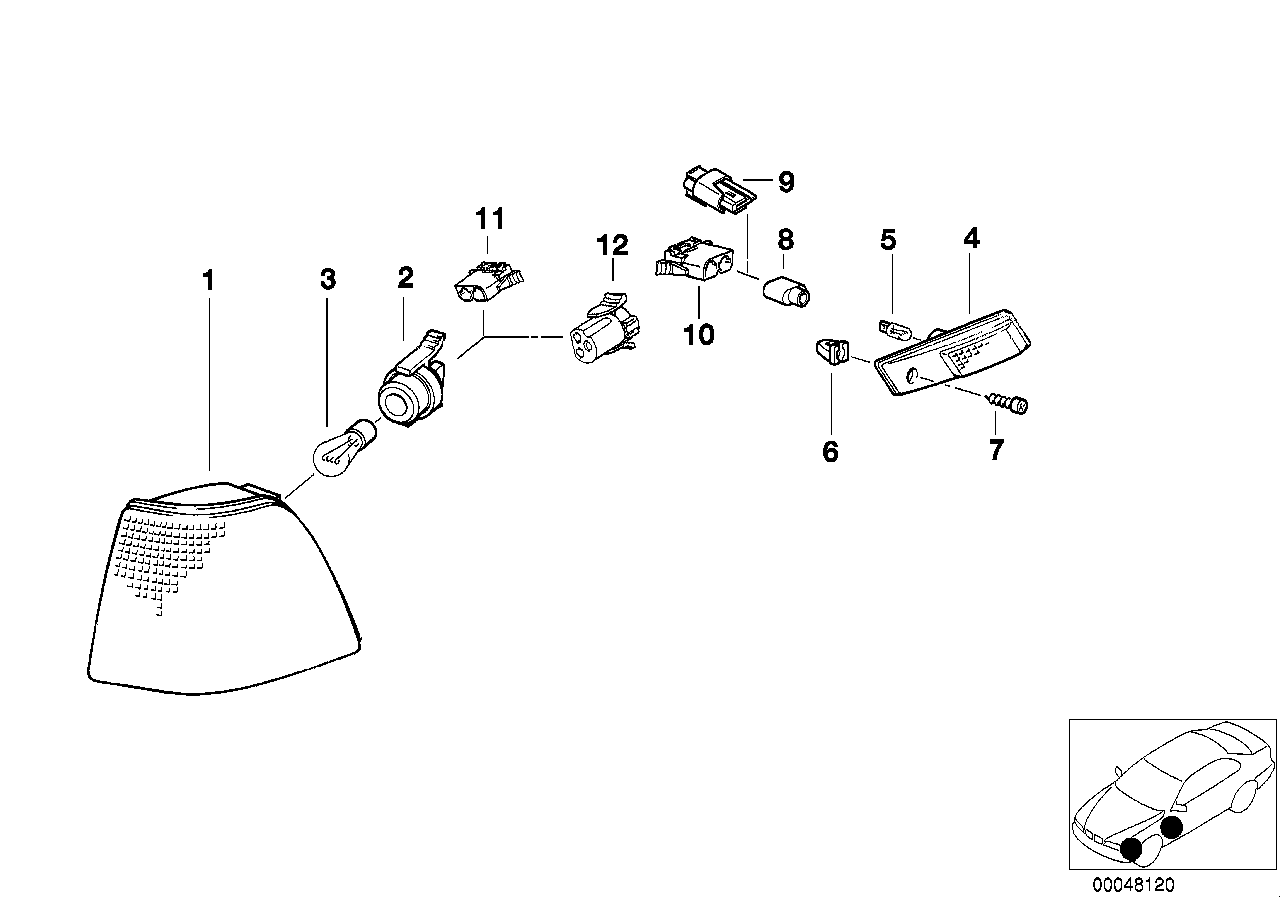 BMW 63138353277 - Semnalizator www.parts5.com