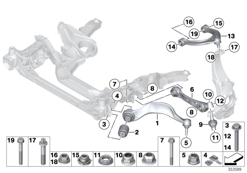 BMW 31 12 6 777 743 - Tukivarren hela www.parts5.com