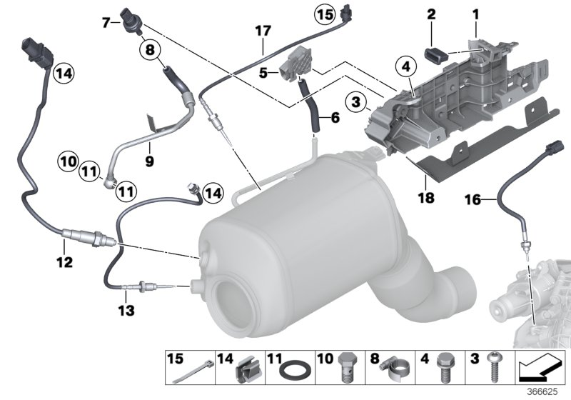 BMW 13627793825 - Sonda Lambda www.parts5.com