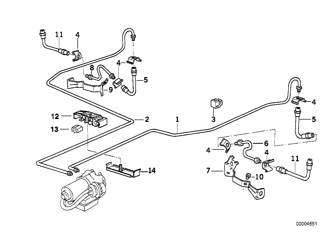 BMW 34321159524 - Furtun frana www.parts5.com