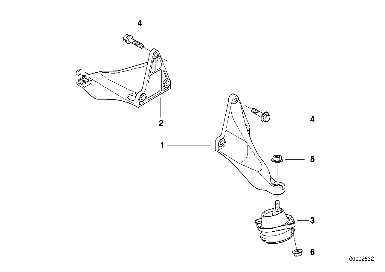 BMW 22 11 1 092 895 - Holder, engine mounting www.parts5.com