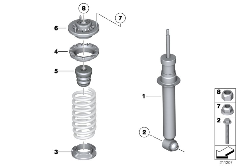 BMW 33 52 6 789 380 - Shock Absorber www.parts5.com