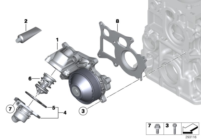 BMW 11 51 8 512 234 - Termostato, refrigerante www.parts5.com