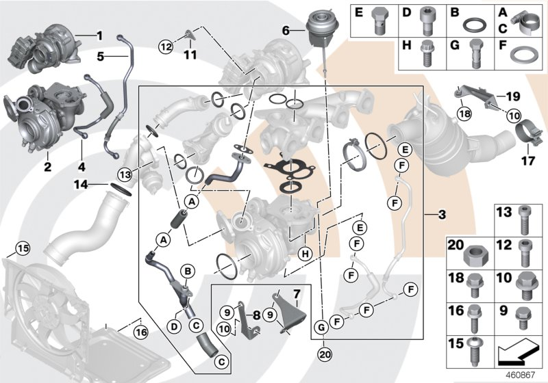 BMW 11657823256 - Charger, charging system parts5.com