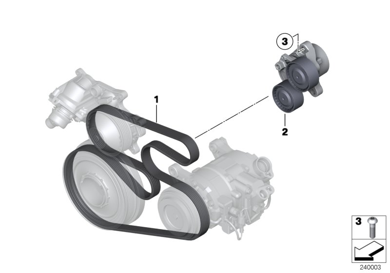 BMW 11288519128 - Rebrasti jermen www.parts5.com